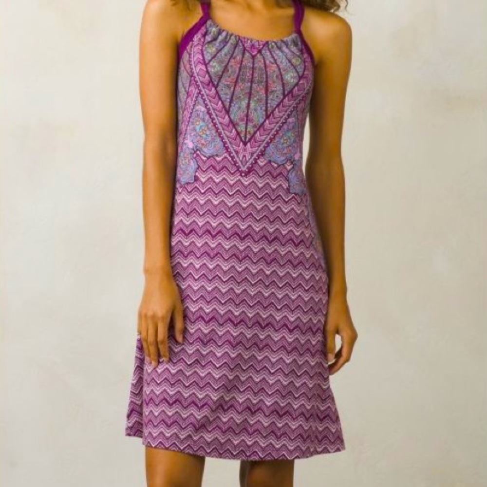 PrAna Quinn Dress - A-line, scoop neckline with double-strap racerback